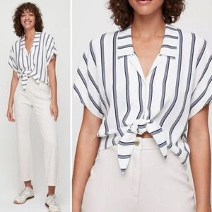 Wilfred Free The Tie-Front Blouse